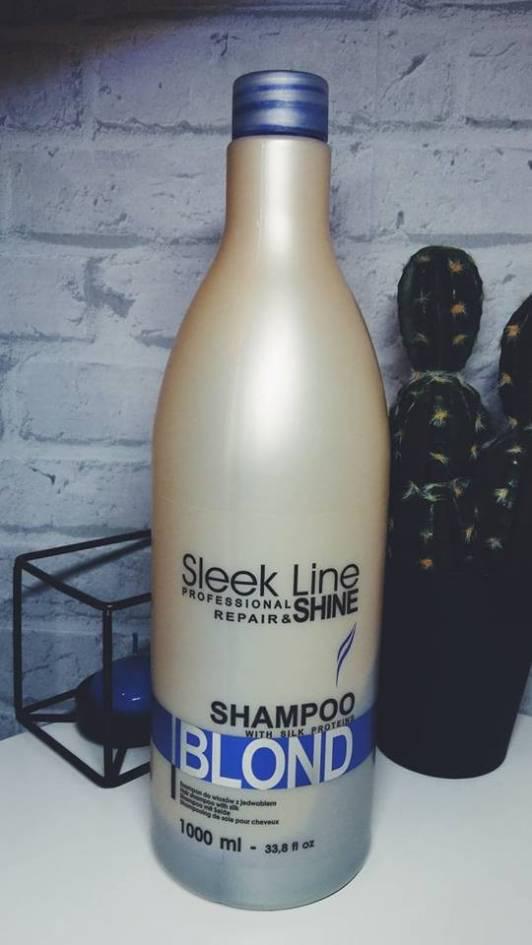 Stapiz Sleek Line, Szampon do włosów z jedwabiem Repair & Shine