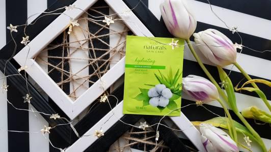 Avon Naturals, maseczka hydrating z aloesem i bawełną