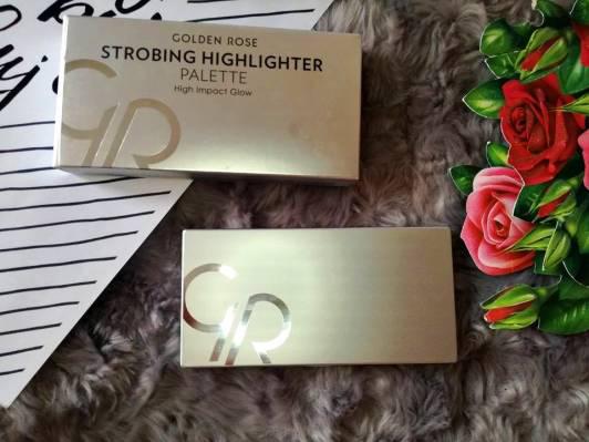 Golden Rose Strobing Highlighter Baked Trio Palette