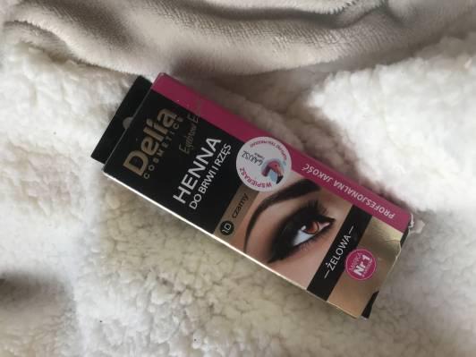 Delia Henna do brwi, Żelowa, nr 1.0 Czarna