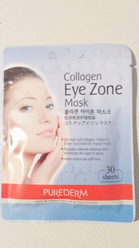 Purederm Maska pod oczy w płatkach, Kolagenowa