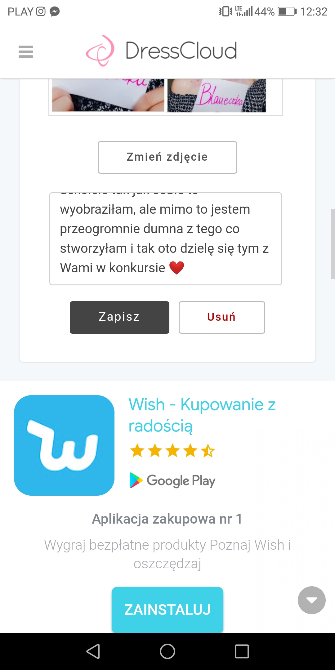 Królowa Dresscloud!