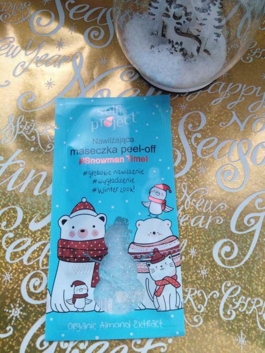 Selfie Project Maseczka do twarzy, Peel-off, Nawilżająca, #Snowman Timel