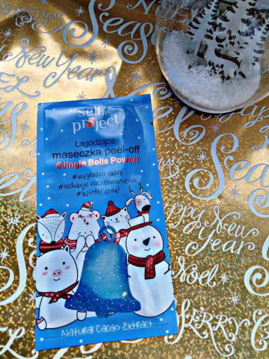 Selfie Project Maseczka do twarzy, Peel-off, Łagodząca, #Jingle Beells Power