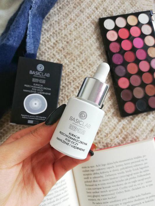 BasicLab Dermocosmetics Esteticus, Kuracja pod oczy, Przeciwzmarszczkowa, Nawilżenie i ujędrnienie