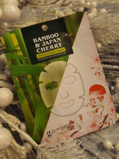 G-Synergie Maska w płachcie, bamboo&japan cherry
