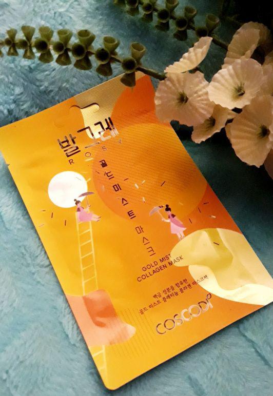 Coscodi Maska w płachcie Gold Mist collagen mask
