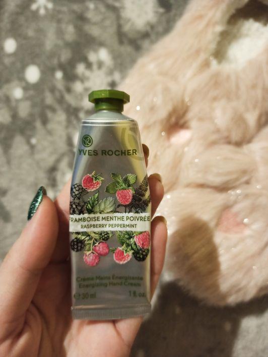 Yves Rocher Krem do rąk, Malina i mięta pieprzowa 