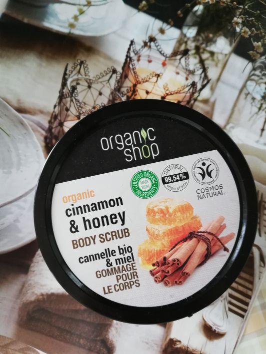 Organic Shop Scrub do ciała, Cynamon i miód