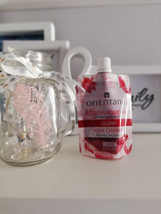 Orientana Maseczka do twarzy, Naturalna, Glow, Różowa Wiśnia 
