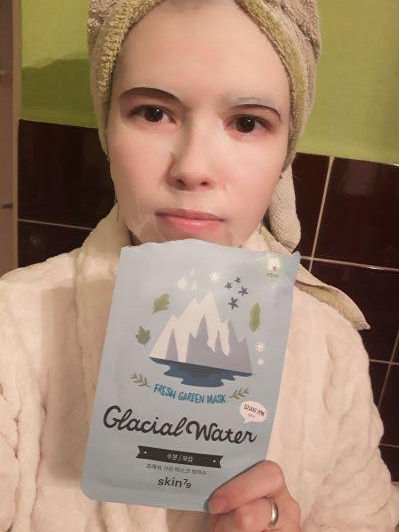 SKIN 79 Maska do twarzy w płacie, Fresh Garden Mask, Glacial Water
