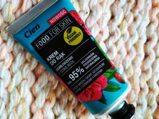 Cien Food For Skin, Krem do rąk, Odmłodzenie z dziką różą