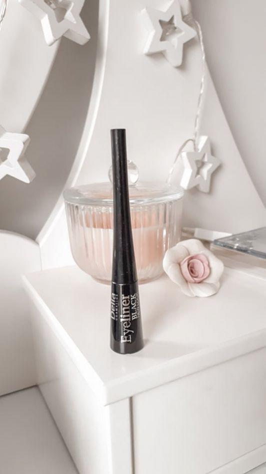 Delia New Look, Eyeliner w płynie, Długotrwały, Black