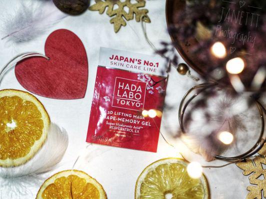 Hada Labo Tokyo Japan's No1, Shape memory gel, 3D Maska liftingująca na twarz i szyję
