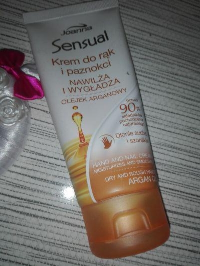 Joanna Sensual, Krem do rąk i paznokci, Olejek arganowy