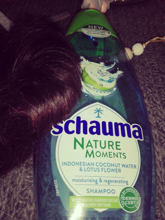 Schwarzkopf Schauma, Nature Moments, Szampon do włosów, Indonesian Coconut Water & Lotus Flower