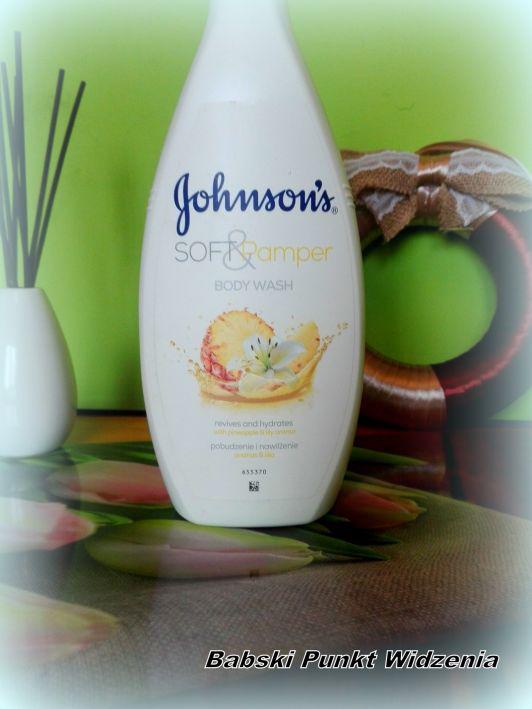 Johnson`s Żel pod prysznic, Soft Pamper, Ananas i Lilia