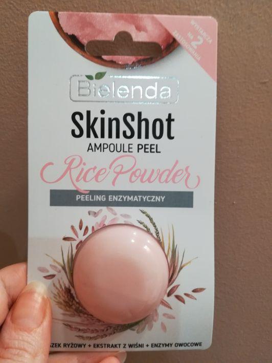 Bielenda Skin Shot, Ampoule Peel, Peeling enzymatyczny do twarzy, Rice Powder, Z proszkiem ryżowym, ekstraktem z wiśni i enzymami owocowymi