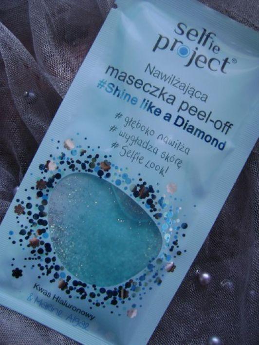 Selfie Project Maska do twarzy, Peel-off, Nawilżająca, #Shine like a Diamond