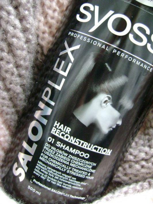 Syoss SalonPlex Hair Reconstruction 01, Szampon do włosów zniszczonych przez zabiegi chemiczne i uszkodzenia mechaniczne