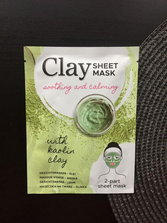 Mascot Europe Maska do twarzy, Clay Sheet Mask, Glinka