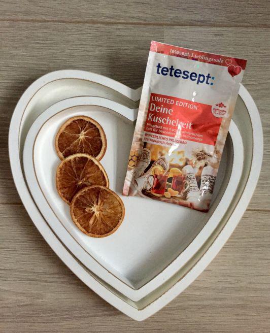 Tetesept Sól do kąpieli, Deine Kuschelzeit, Korzenno-owocowy zapach ponczu