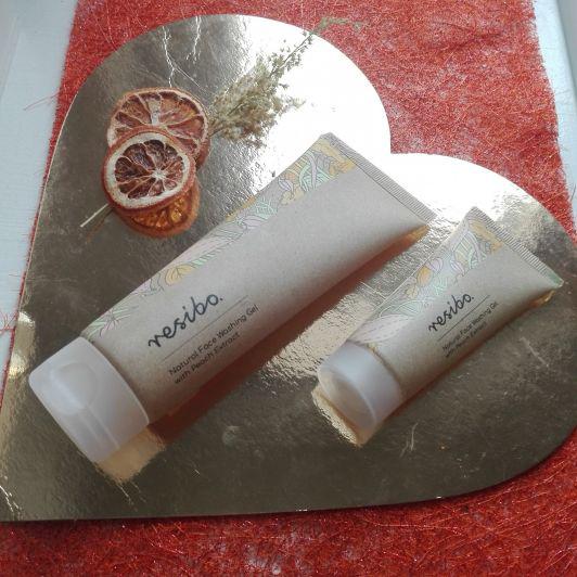 Resibo Żel myjący do twarzy, Naturalny, Z ekstraktem z brzoskwini