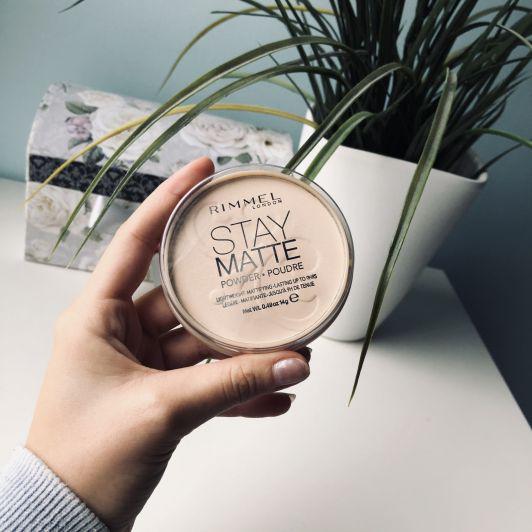 Rimmel Stay Matte, Puder do twarzy, nr 001 Transparent