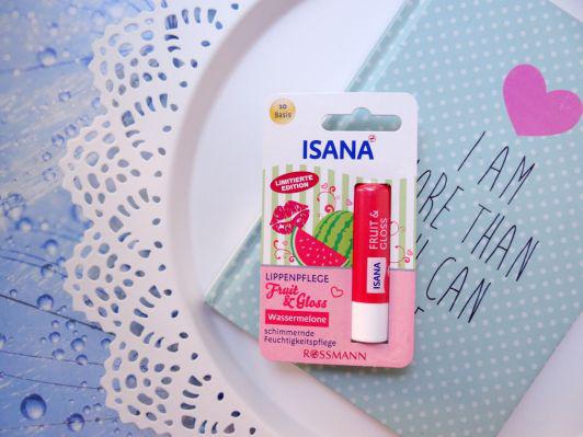 Isana pomadka ochronna do ust, Fruit & Gloss, Arbuz