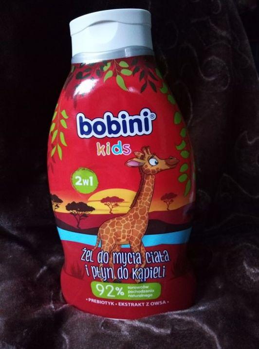 Bobini kids 2w1 żel do mycia ciała i płyn do kąpieli, truskawka 
