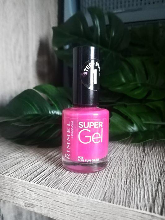 Rimmel Super Gel, Lakier do paznokci, nr 026 Sun Fun Daze