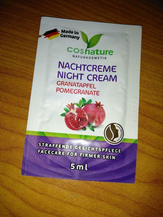 Cosnature Krem do twarzy, Na noc, Granat