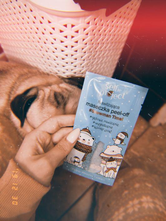 Selfie Project Maseczka do twarzy, Peel-off, Nawilżająca, #Snowman Timel