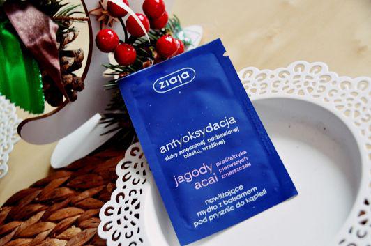 Ziaja Antyoksydacja, Jagody Acai, Mydło z balsamem pod prysznic do kąpieli