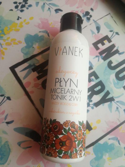 Vianek Płyn micelarny - tonik 2 w 1, Odżywczy, Ekstrakt z nagietka