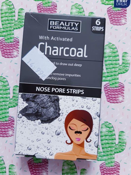 Beauty Formulas Plastry na nos, Głęboko oczyszczające, Węgiel aktywny