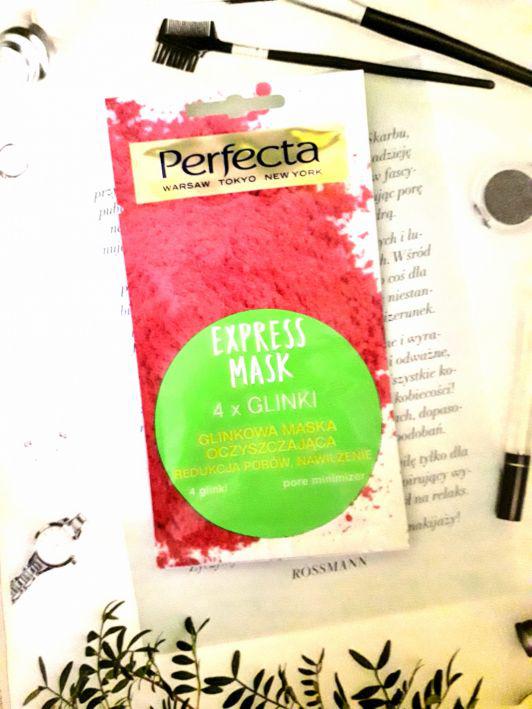 Perfecta Express Mask, Głębokie oczyszczanie x3, Glinkowa maseczka zwężająca pory