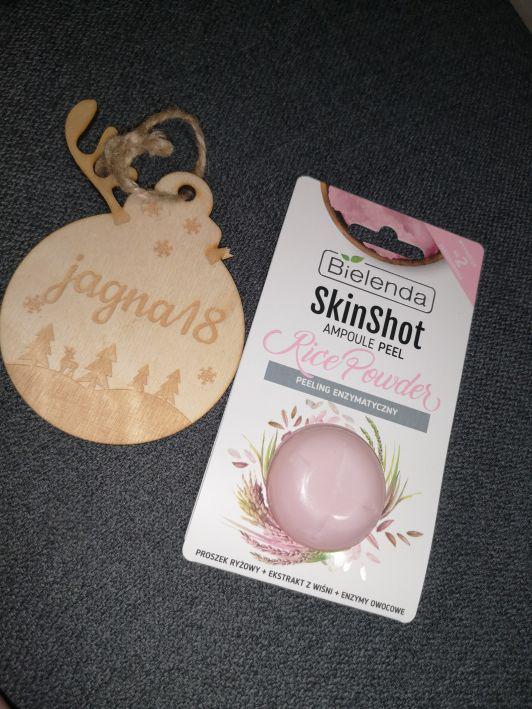 Bielenda Skin Shot, Ampoule Peel, Peeling enzymatyczny do twarzy, Rice Powder, Z proszkiem ryżowym, ekstraktem z wiśni i enzymami owocowymi