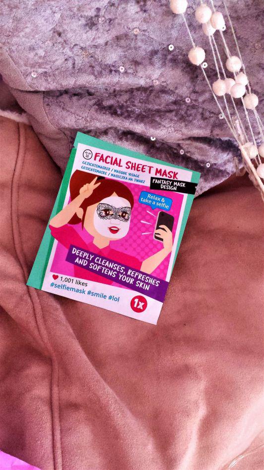 Action Maska do twarzy w płacie, Relax & Take a Selfie, Fantasy Mask Design