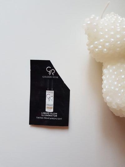 Golden Rose Liquid Glow Illuminator, Tinted Prime & Highlight, Baza pod makijaż z efektem rozświetlacza