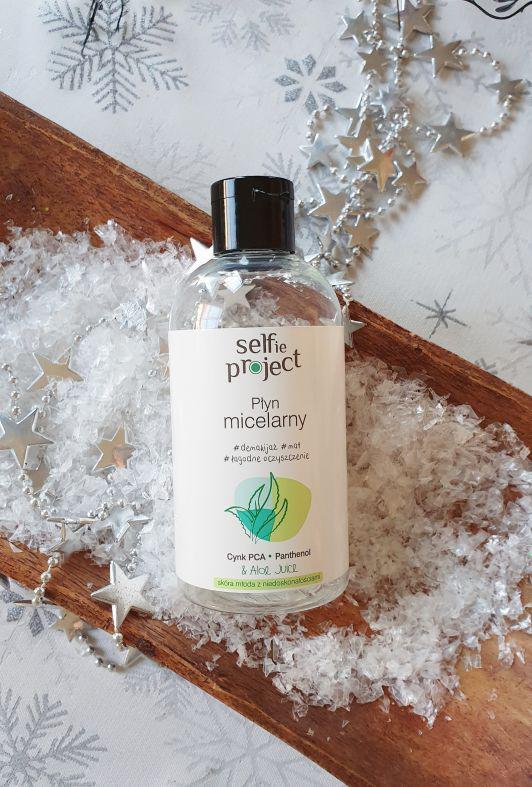 Selfie Project Płyn micelarny, Cynk PCA, panthenol & Aloe Juce, Skóra młoda z niedoskonałościami