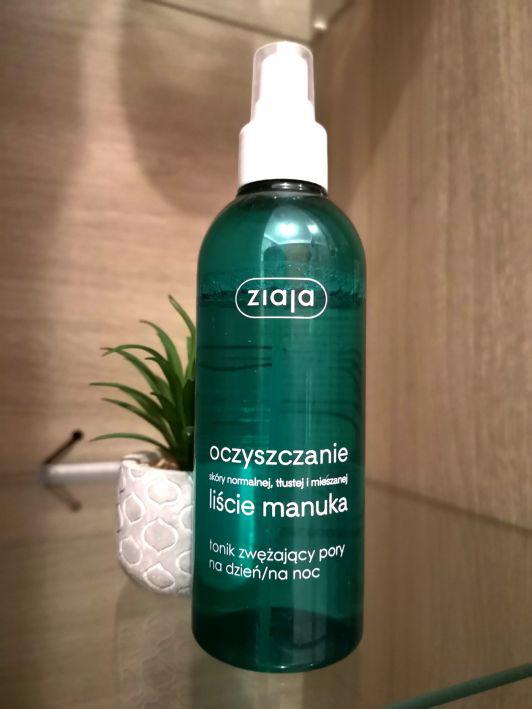 Ziaja Oczyszczanie, Liście Manuka, Tonik do twarzy, Zwężający pory