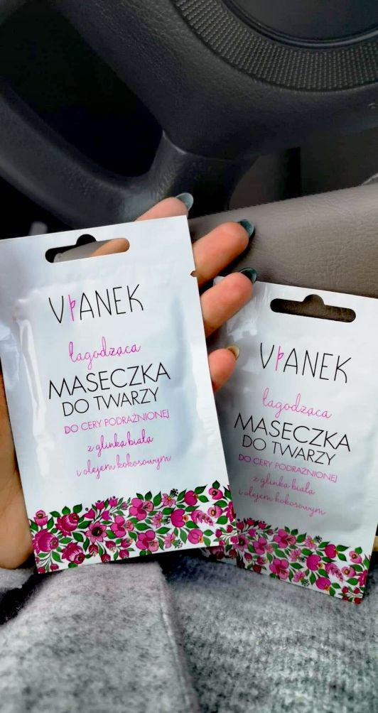 Vianek Maseczka do twarzy, Seria różowa, Łagodząca
