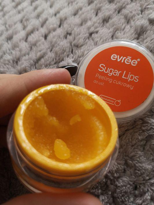 Evree Sugar Lips, Cukrowy peeling do ust, pomarańcza