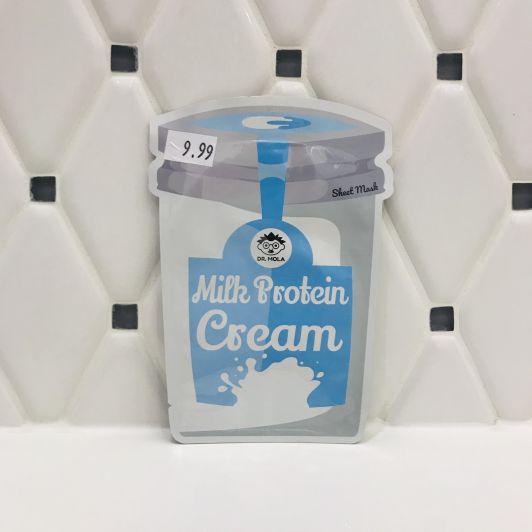 Dr. Mola Maska do twarzy w płacie, Milk Protein Cream