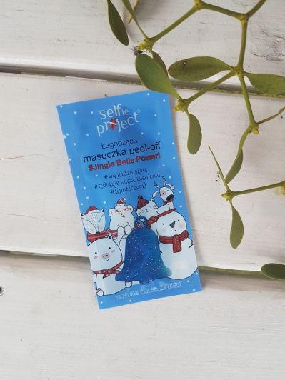 Selfie Project Maseczka do twarzy, Peel-off, Łagodząca, #Jingle Beells Power