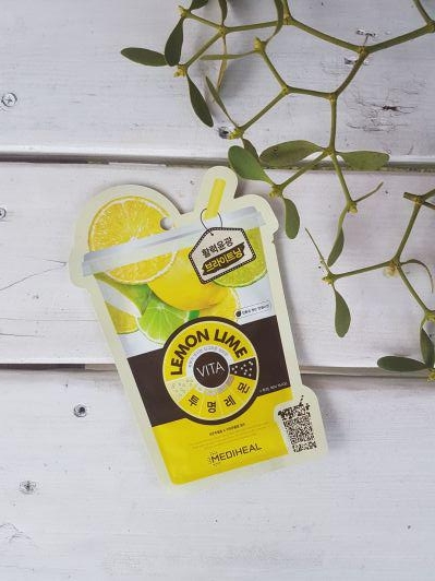 Mediheal Maska do twarzy w płacie, ADE, Cytryna i Limonka