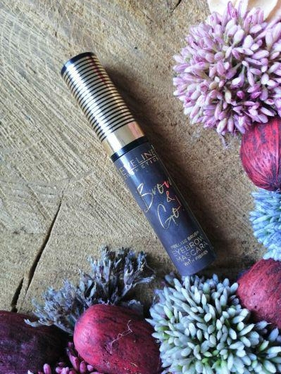 Eveline Brow&Go, Mascara do brwi z zagęszczającymi włókienkami, 02 Dark