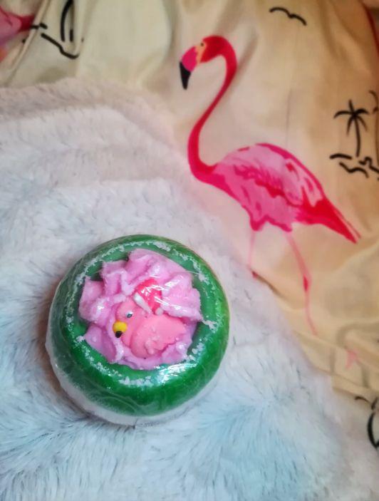 Bomb Cosmetics Musująca bomba do kąpieli, Flamingo Ho Ho