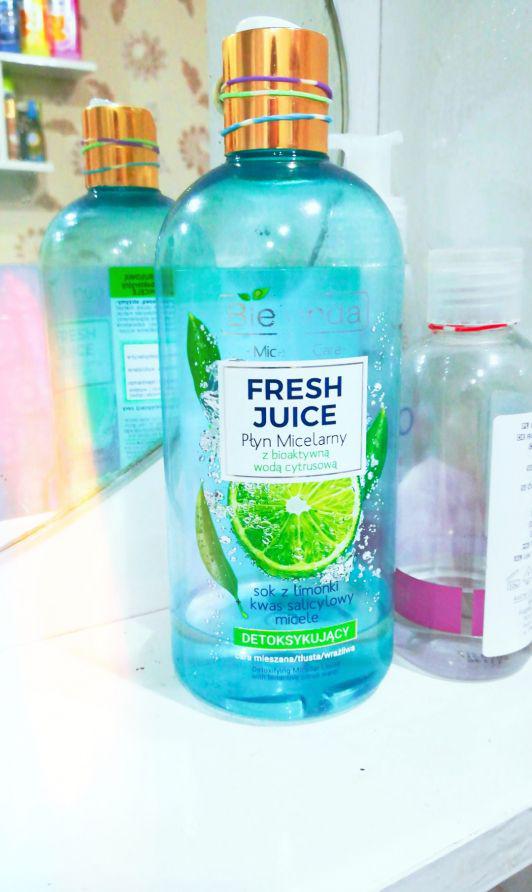 Bielenda. Fresh Juice. Płyn micelarny z bioaktywną wodą cytrusową